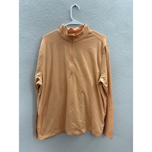 Walter Hagen Essentials Womens Pullover Size Unknown Orange Long Sleeve Half Zip - Picture 1 of 15